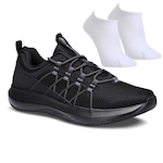 Tênis Olympikus Vertical + 1 Par de Meias - Masculino PRETO