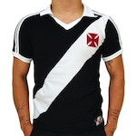 Camisa do Vasco da Gama Retro 1988 Campeão Carioca Retrômania - Masculina PRETO