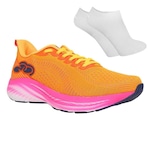 Tênis Olympikus Swift 4 + 1 Par de Meias - Feminino LARANJA/ROSA