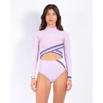 Top Biquíni Rip Curl Sunrise Striped - Feminino Lilas