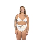 Biquíni Rip Curl Sun Club High Waist - Feminino LARANJA