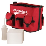 Bolsa para Massagista e Fisioterapia Profissional Pentagol VERMELHO