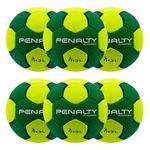 Kit Bolas de Handebol Penalty Suécia H3L Pro X - 6 Unidades Amarelo/Verde