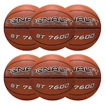 Kit de Bolas de Basquete Penalty Bt7600 Viii - 6 Unidades LARANJA