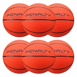 Kit de Bolas de Basquete Penalty Playoff Ix - 6 Unidades LARANJA/PRETO