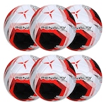 Kit de Bolas de Futebol de Campo Penalty S11 Torneio X - 6 Unidades BRANCO