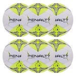 Kit de Bolas de Society Penalty Se7E N3 X - 6 Unidades BRANCO/AMARELO