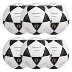 Kit de Bolas de Futevôlei Penalty Altinha Xxi - 6 Unidades BRANCO/PRETO