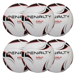 Kit Bolas de Futsal Penalty Max 500 Termotec Xxii - 6 Unidades BRANCO/PRETO