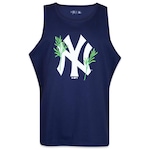 Camiseta Regata New Era Mlb New York Yankees Rooted Nature Big Logo - Masculina MARINHO/PETROLEO