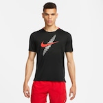 Camiseta Nike Dri-Fit Rise 365 - Masculina PRETO