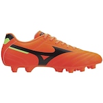 Chuteira de Campo Mizuno Morelia Club MD FG - Adulto LARANJA/PRETO