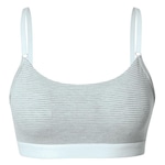 Top Fitness com Bojo She Alças Cotton com Bojo Removível - Feminino BRANCO