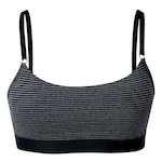 Top Fitness com Bojo She Alças Cotton com Bojo Removível - Feminino PRETO