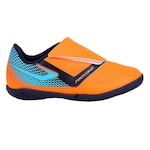 Chuteira Futsal Topper Top Provoke - Infantil LARANJA/AZUL ESC