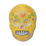 Jibbitz Crocs Dia de Los Muertos Caveira Único BRANCO