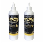 Kit de Óleo Lubrificante Corrente X-Time Cera Bike - 300ml - 2 Unidades BRANCO