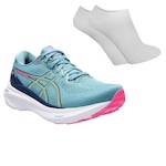 Tênis Asics Gel Kayano 30 + 1 Par de Meias - Feminino AZUL