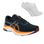 Tênis Asics Gel-Sparta 2 + 1 Par de Meias - Masculino AZUL ESC/LARANJA