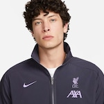 Jaqueta sem Capuz Nike Liverpool Iii Woven Revival - Masculina CINZA