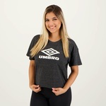 Camiseta Umbro Diamond Bright - Feminina PRETO