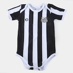 Body Do Santos Torcida Baby Uv Listrado - Infantil PRETO