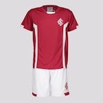 Kit Uniforme do Internacional Legend 1 Camisa + 1 Calção - Infantil VERMELHO