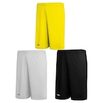 Kit de Calções Penalty X - 3 Undades - Masculina AMARELO/BRANCO