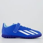 Chuteira Society adidas X Crazyfast 23.4 Tf Ii - Infantil AZUL