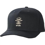 Boné Aba Curva Rip Curl Icons Eco Flexfit Cap - Fechado - Adulto PRETO