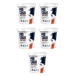 Kit 5Un Magnésio em Pó Pro Chalk Pote 500g Cross Escalada BRANCO/AZUL