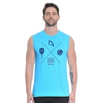 Camiseta Regata Shark Machão Shm22037 - Masculina TURQUEZA