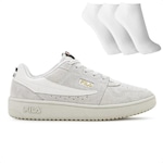 Tênis Fila Acd Classic Se + 3 Pares de Meias - Masculino Bege/Branco