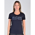 Camiseta Baby Look Shark Shf23I060 - Feminina PRETO