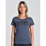 Camiseta Baby Look Shark Shf23I060 - Feminina CHUMBO