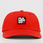 Boné Aba Curva Supercap do Flamengo Torcedor - Strapback - Adulto VERMELHO