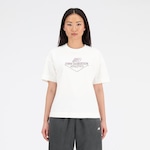 Camiseta New Balance Athletics NB - Feminina Off White