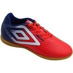 Chuteira Futsal Umbro Warskin - Adulto VERMELHO/AZUL