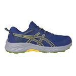 Tênis Asics Gel Venture 9 Trail - Masculino Azul/Amarelo