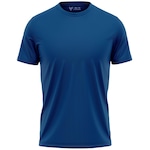 Camisa Térmica Performance Moda Dry Academia Treino Corrida Uv 50+ Lisa Fit Básica - Masculina AZUL