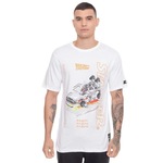 Camiseta Starter Unbuilt - Masculina BRANCO/LARANJA