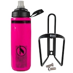 Caramanhola Térmica Bicicleta Tsw Spin com Suporte - 680 ml ROSA