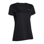 Camiseta Feminina Under Armour Manga Curta Tech Short PRETO