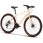 Bicicleta Aro 29 Sense Urbana Move Fitness 2023 - Freios a Disco - Shimano 3X7 Velocidades - Adulto BRANCO/AZUL