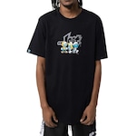 Camiseta Lost + Smurfs Crias - Masculina PRETO