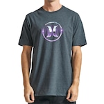 Camiseta Hurley Chrome Icon Sm24 - Masculina CINZA ESCURO