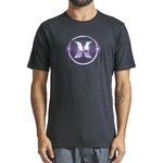 Camiseta Hurley Chrome Icon Sm24 - Masculina PRETO