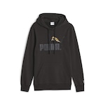 Blusão de Moletom com Capuz Puma No.1 Logo - Unissex PRETO