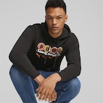 Blusão de Moletom com Capuz Puma Sportswear By Worldwide - Masculino PRETO