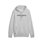 Blusão de Moletom com Capuz Puma Team - Masculino branco/rosa